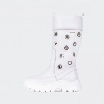 Bottes Friendly Fire Madame Silver Eyelets