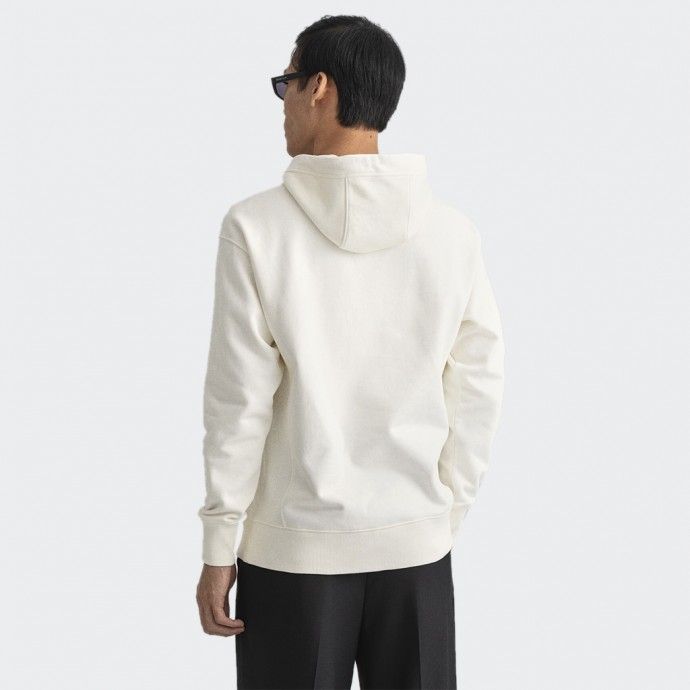 Sudadera Blanca con Capucha Icon G Essential Sweat de Gant