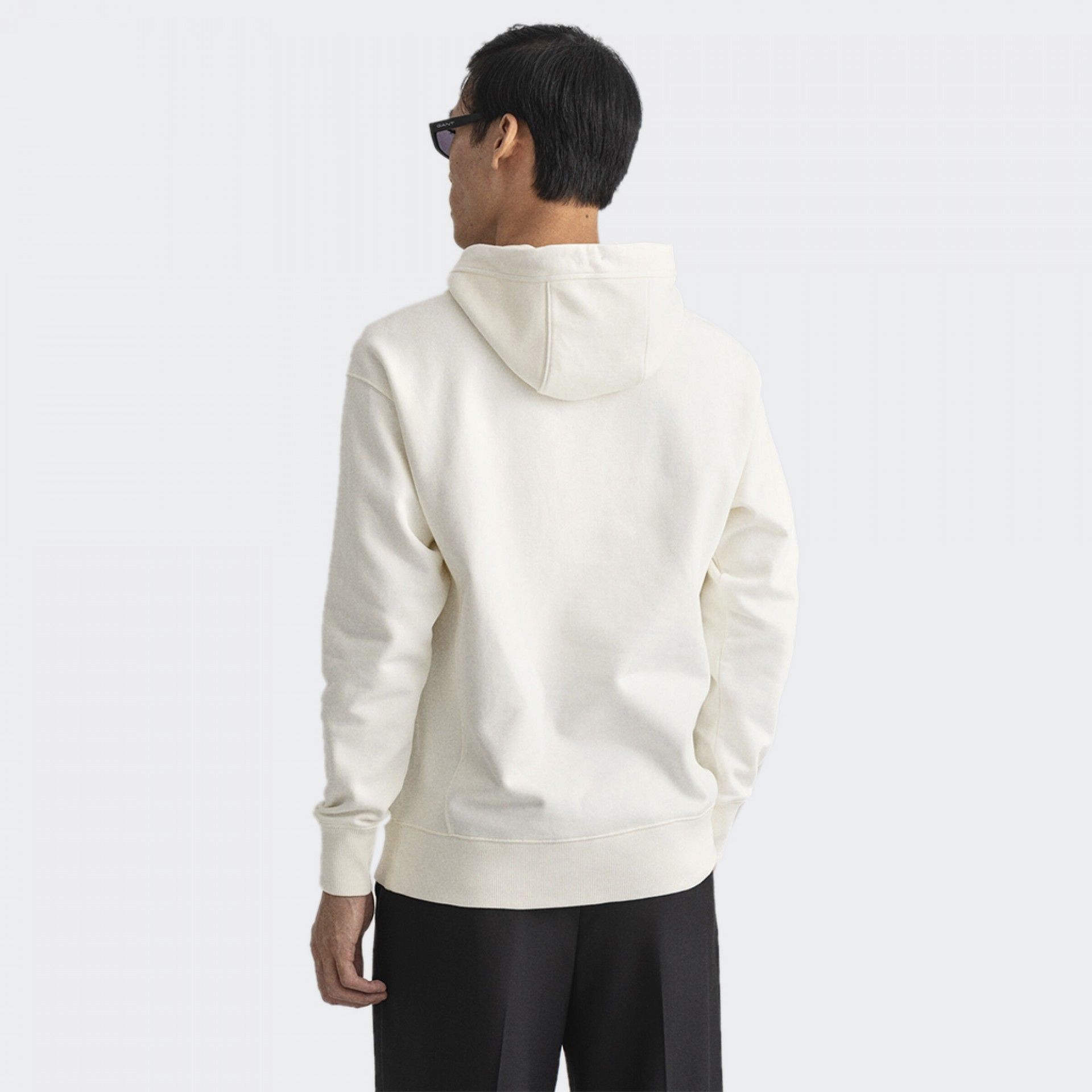 Sudadera Blanca con Capucha Icon G Essential Sweat de Gant