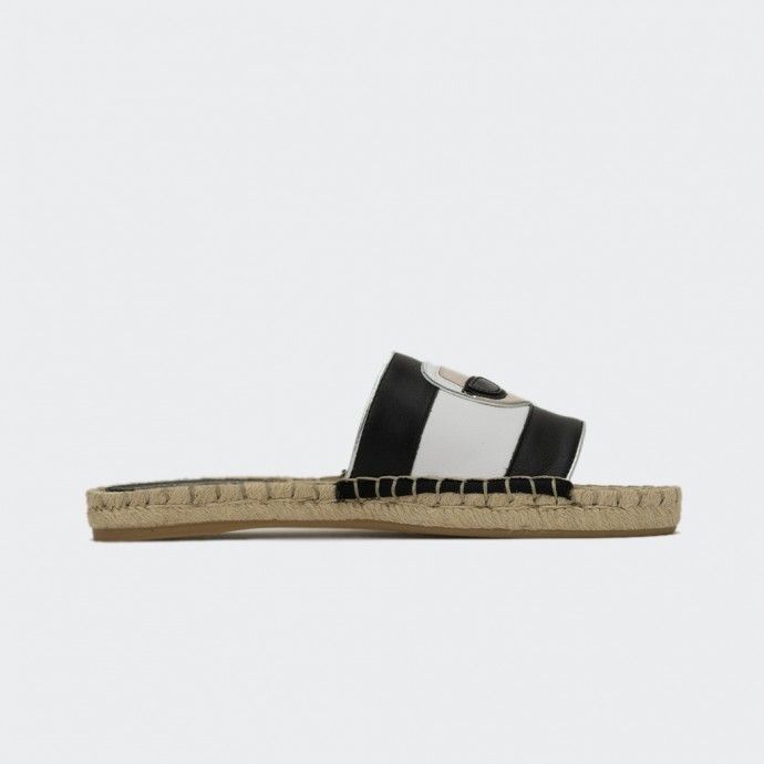 Karl Lagerfeld flip flops