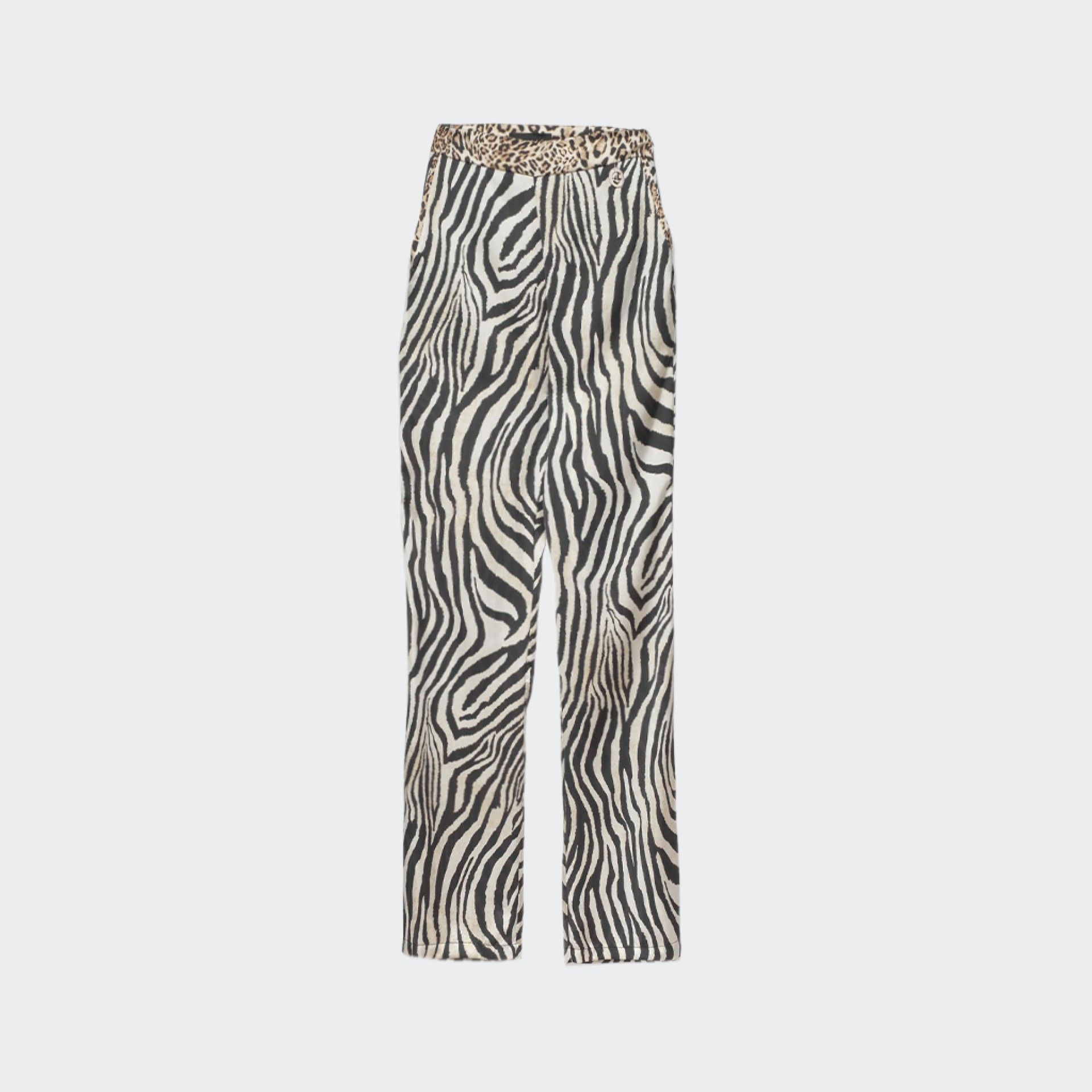 Pantalones palazzo con estampado de cebra Gaëlle Paris