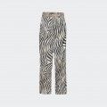 Pantalones palazzo con estampado de cebra Ga�lle Paris