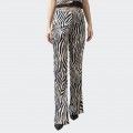 Pantalones palazzo con estampado de cebra Ga�lle Paris