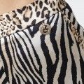 Pantalones palazzo con estampado de cebra Ga�lle Paris