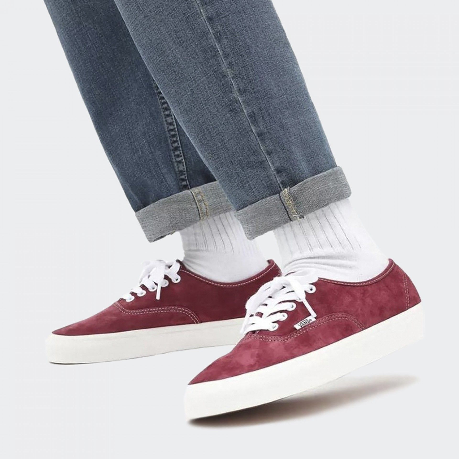 Baskets Vans Authentic Suede Bordeaux