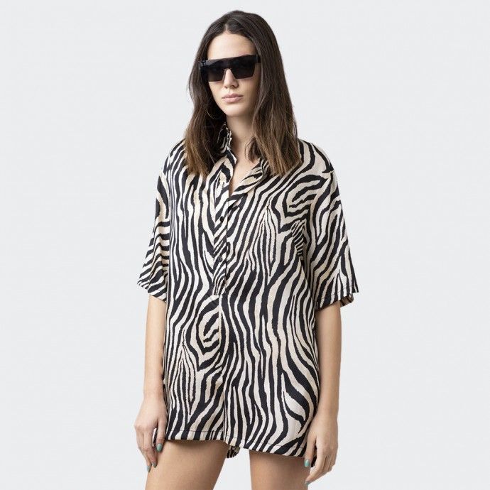 Mono corto con estampado de cebra Ga�lle Paris