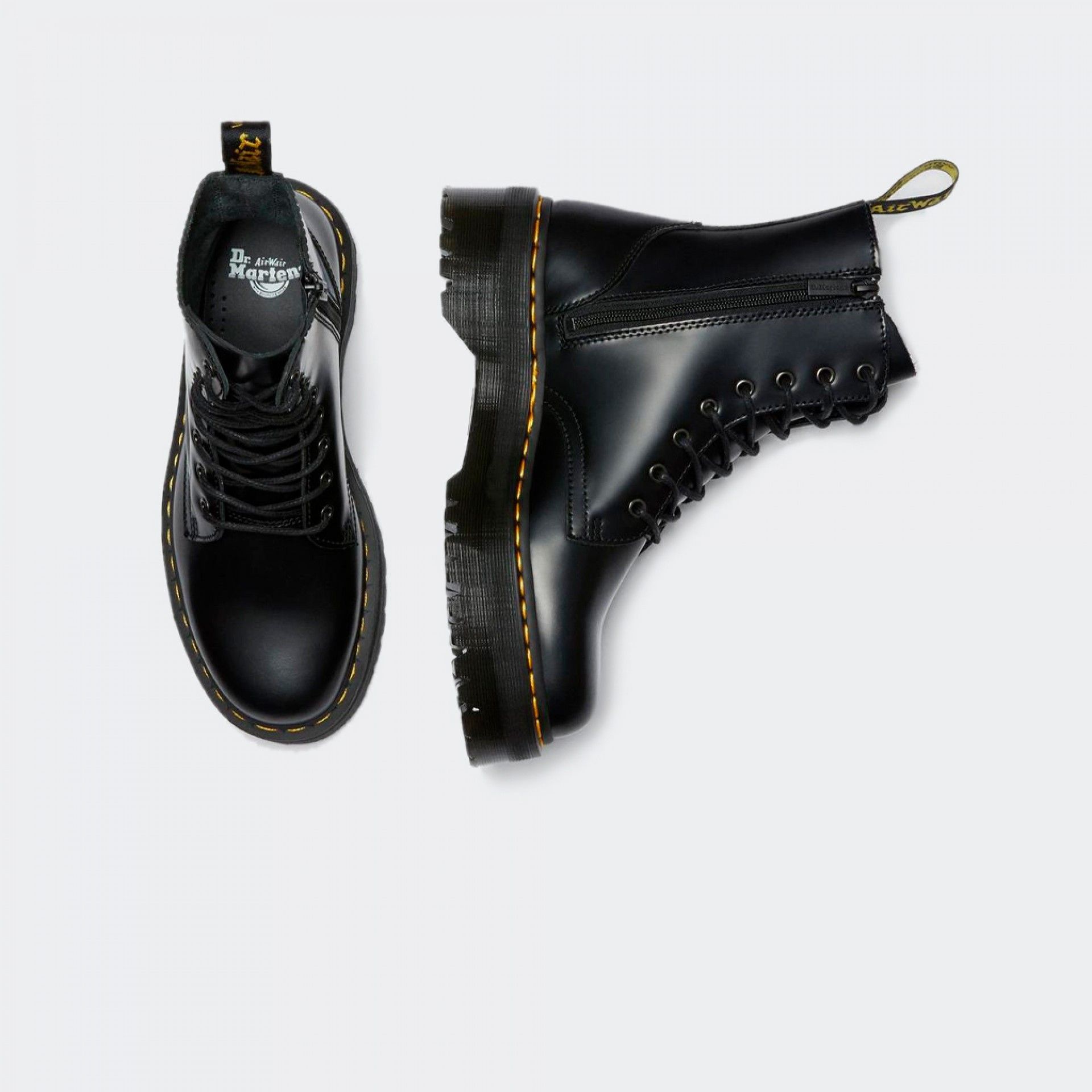 Dr Martens Jadon Smooth Leather Platform Boots