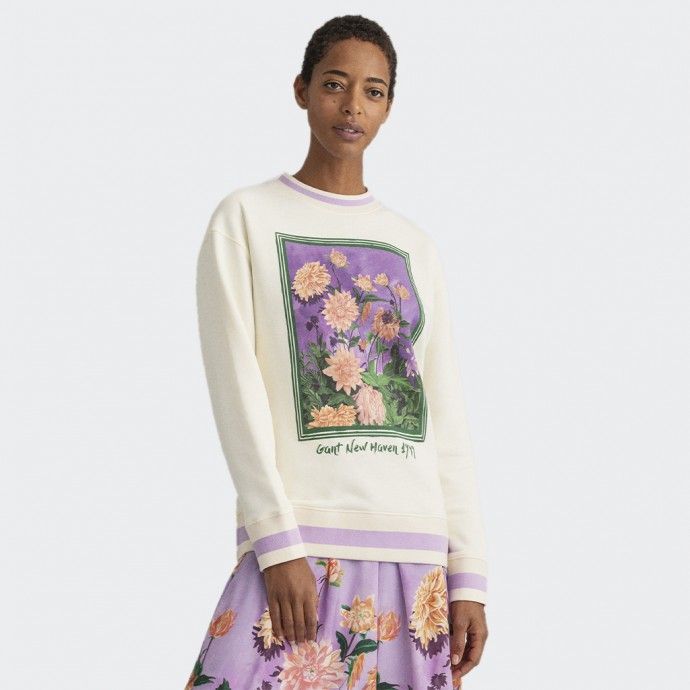 Gant Dahlia Print Sweatshirt