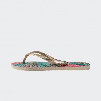Havaianas Slim Animal Floral Flip Flops