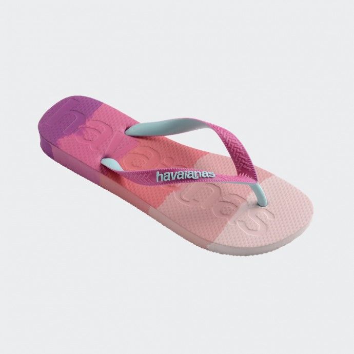 Chinelos Havaianas Top Logomania Gradient Pink Gum