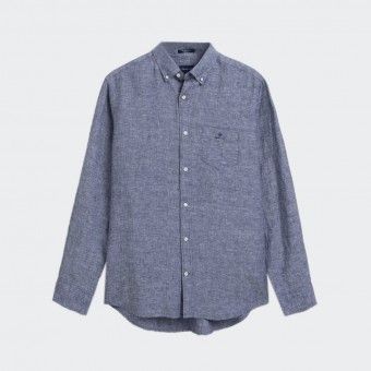 Camisa de Lino Azul GANT