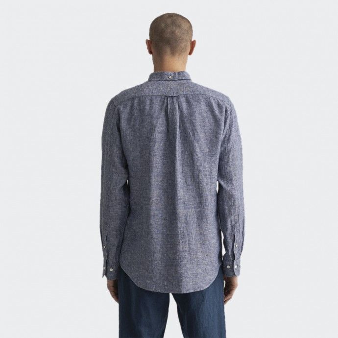 Camisa de Lino Azul GANT