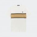 Fred Perry Tramline Panel T-Shirt Fred Perry Tramline Panel T-Shirt