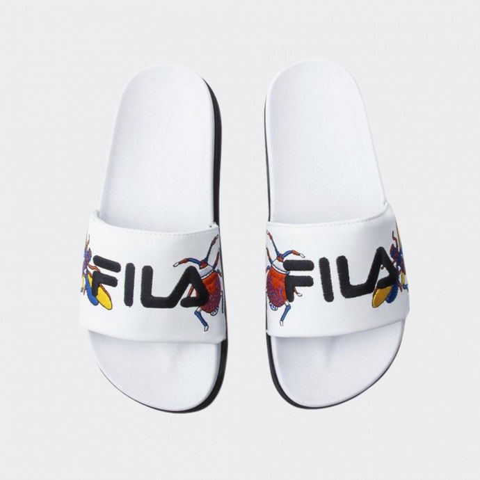 Chanclas con suela de plataforma deslizante Fila