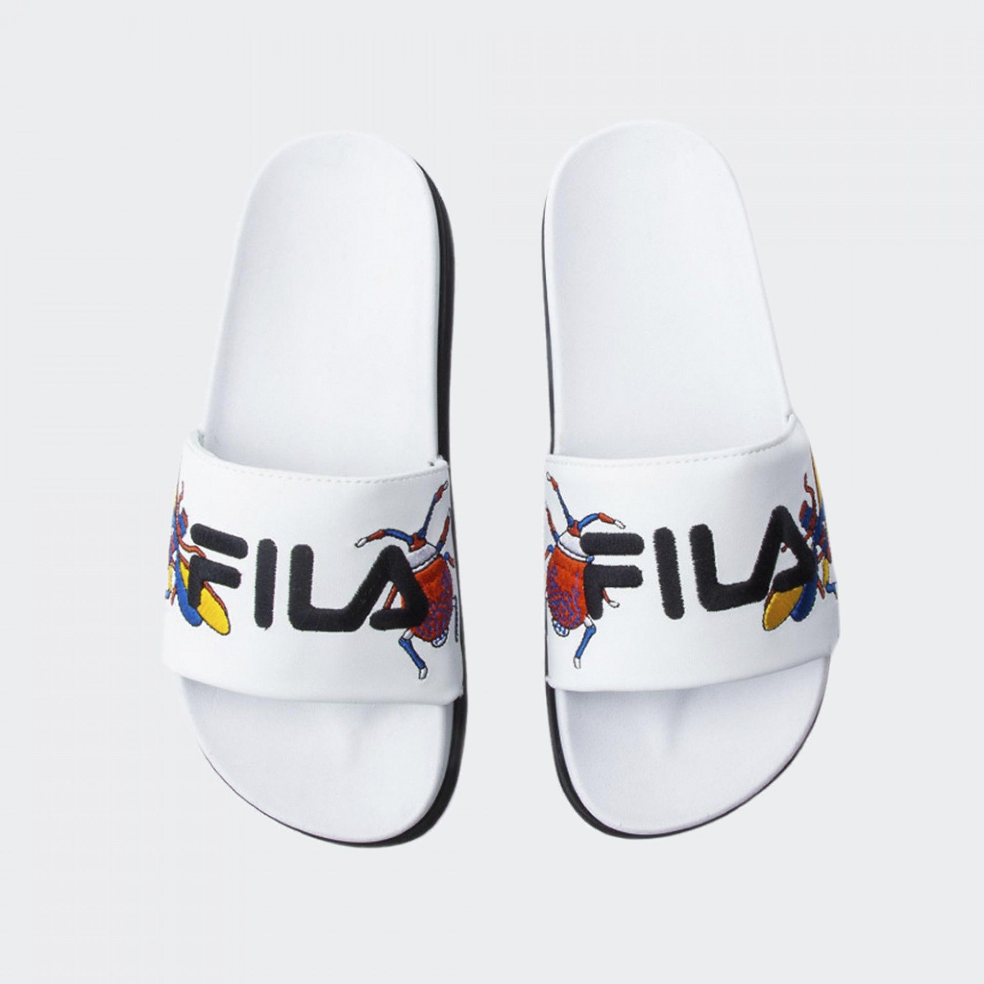 Chanclas con suela de plataforma deslizante Fila