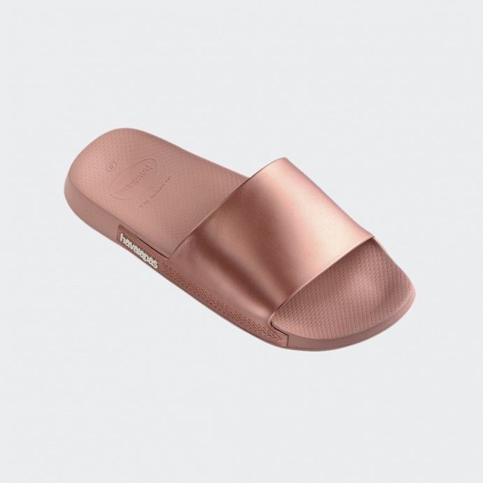 Havaianas Slide Classic Metallic Flip Flops