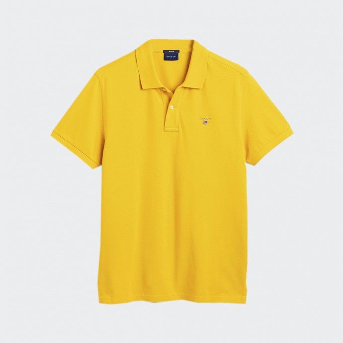 Polo Piqué Original GANT Amarillo