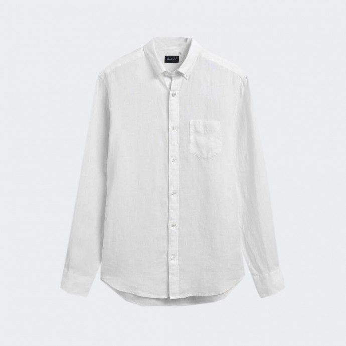 Camisa de lino de corte regular de Gant
