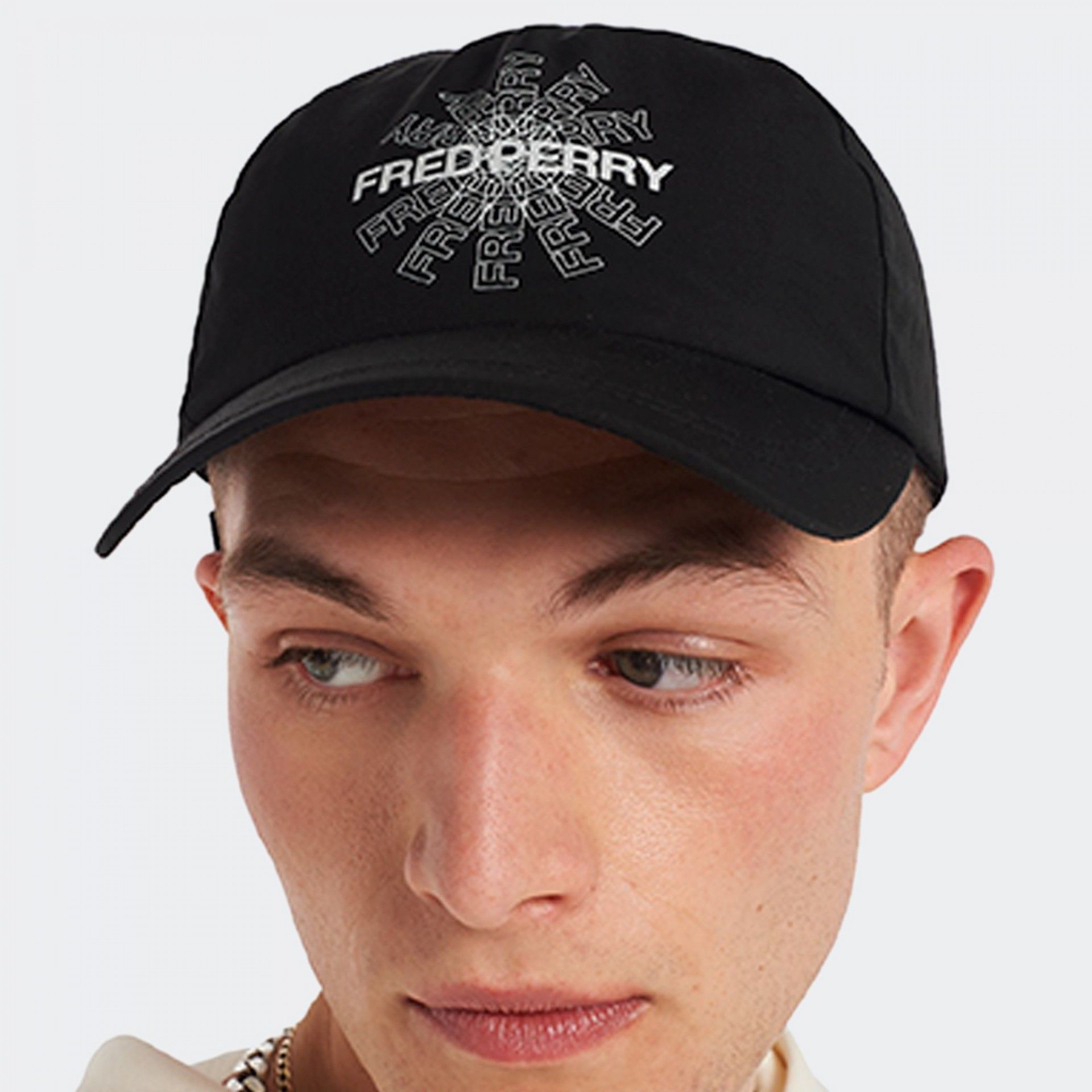 Cap Fred Perry Graphic Print
