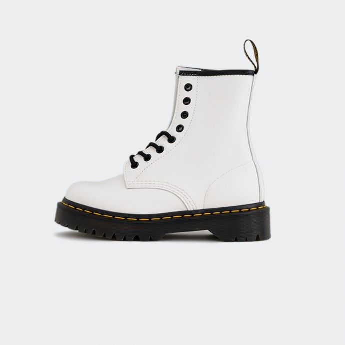 Boots Dr Martens 1460 Bex Smooth Leather White