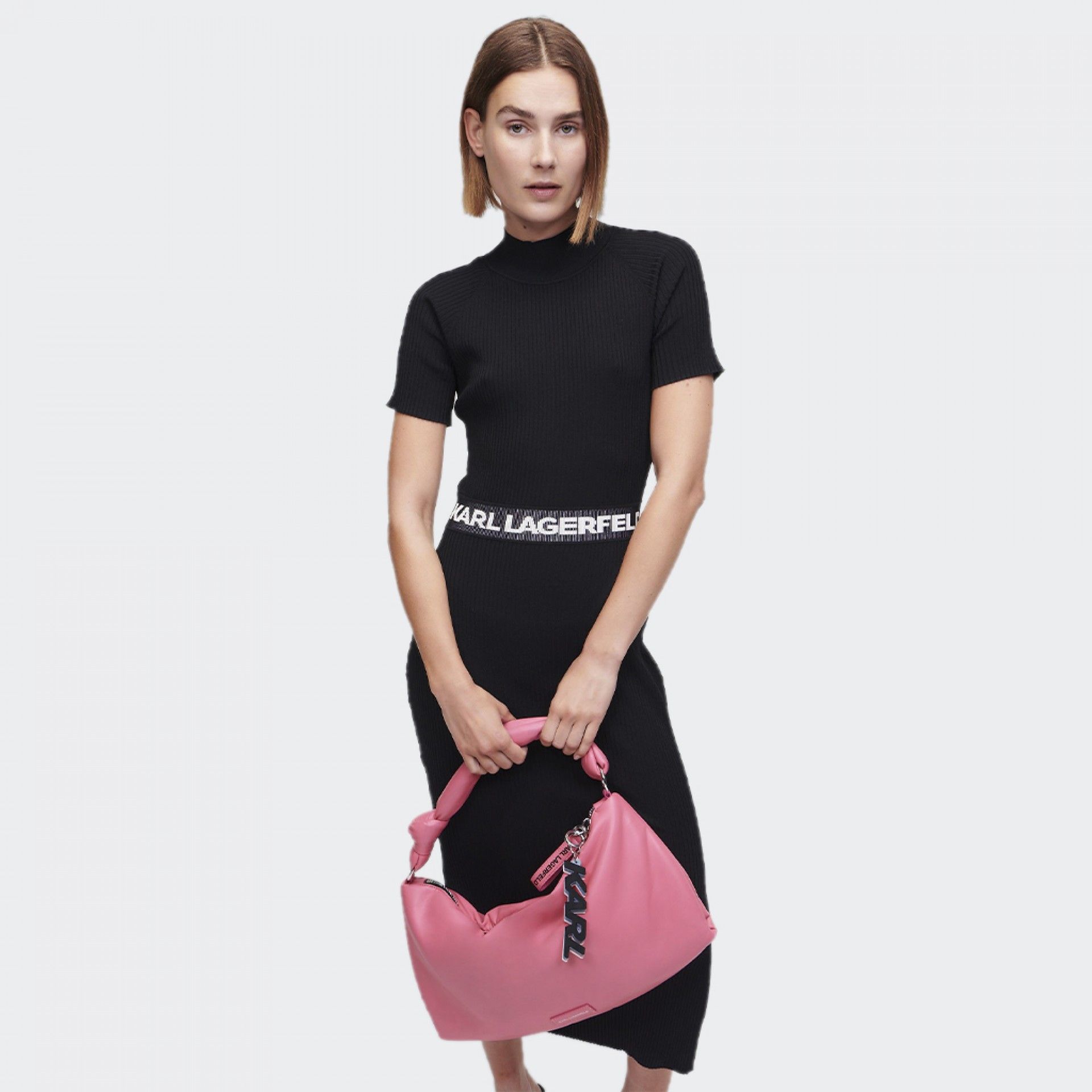 Karl Lagerfeld K/Knotted Shoulder Bag