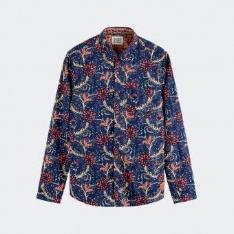 Chemise slim imprim�e Scotch & Soda