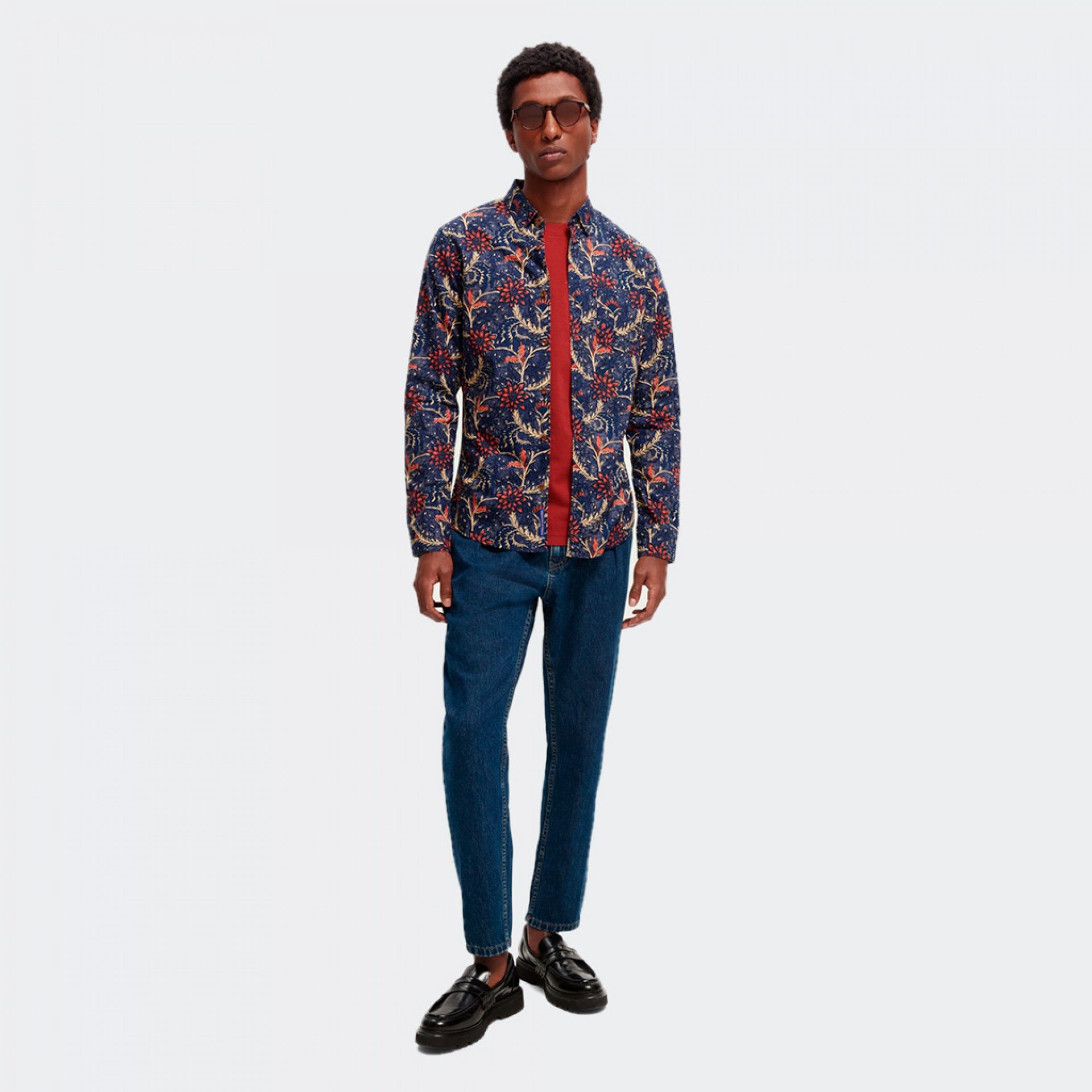 Camisa ajustada estampada de Scotch & Soda