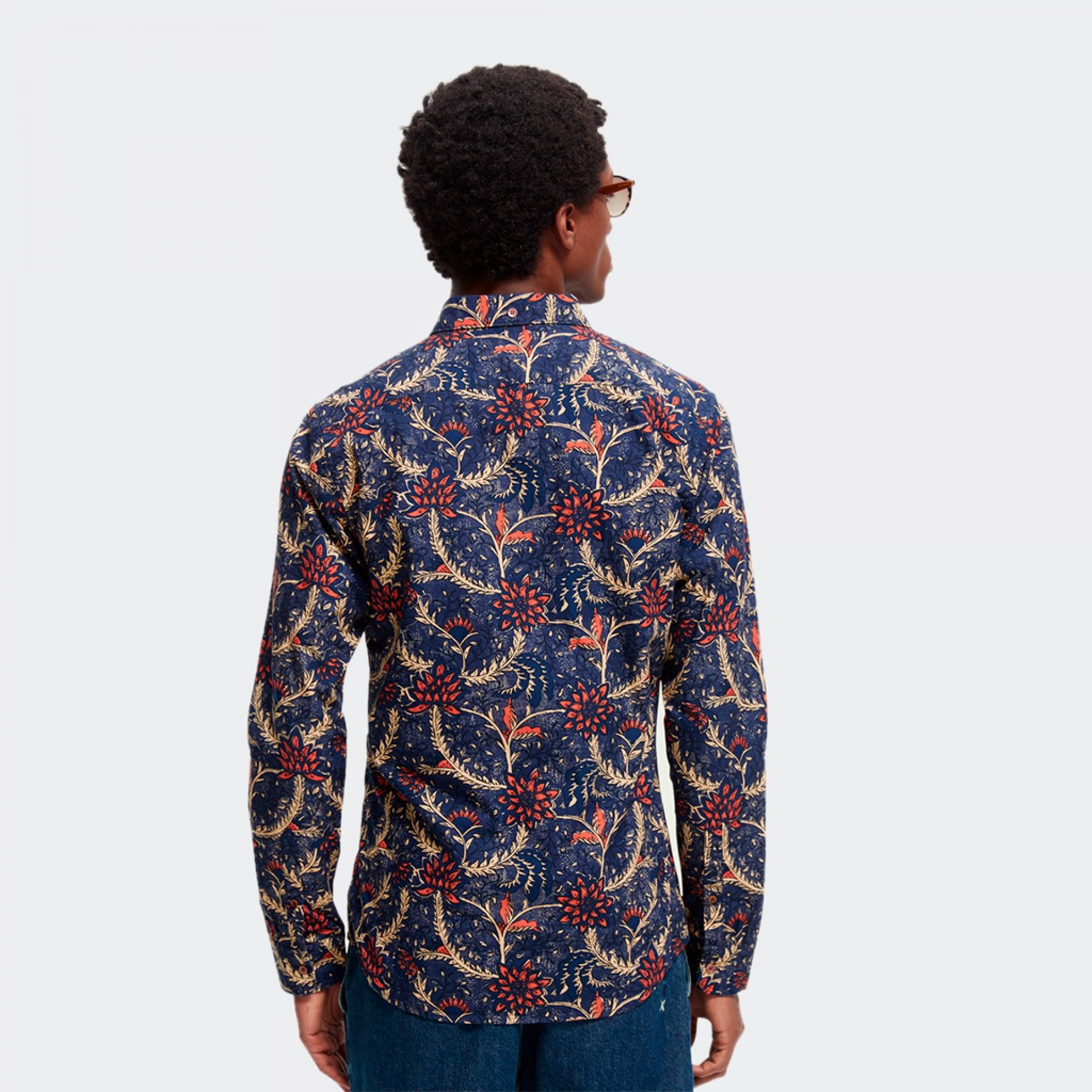 Camisa ajustada estampada de Scotch & Soda