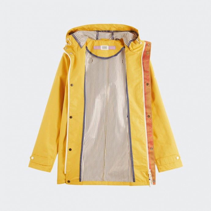 Scotch & Soda Waterproof Hooded Parka with Side Pockets