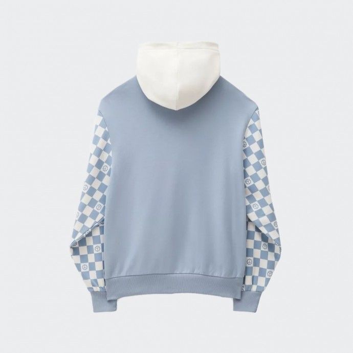 Vans Peace Checkerboard Blocked Hoodie Blue