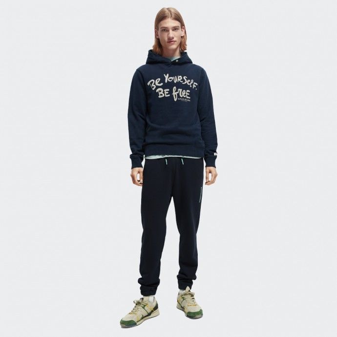 Sudadera polar con estampado gráfico de Scotch & Soda