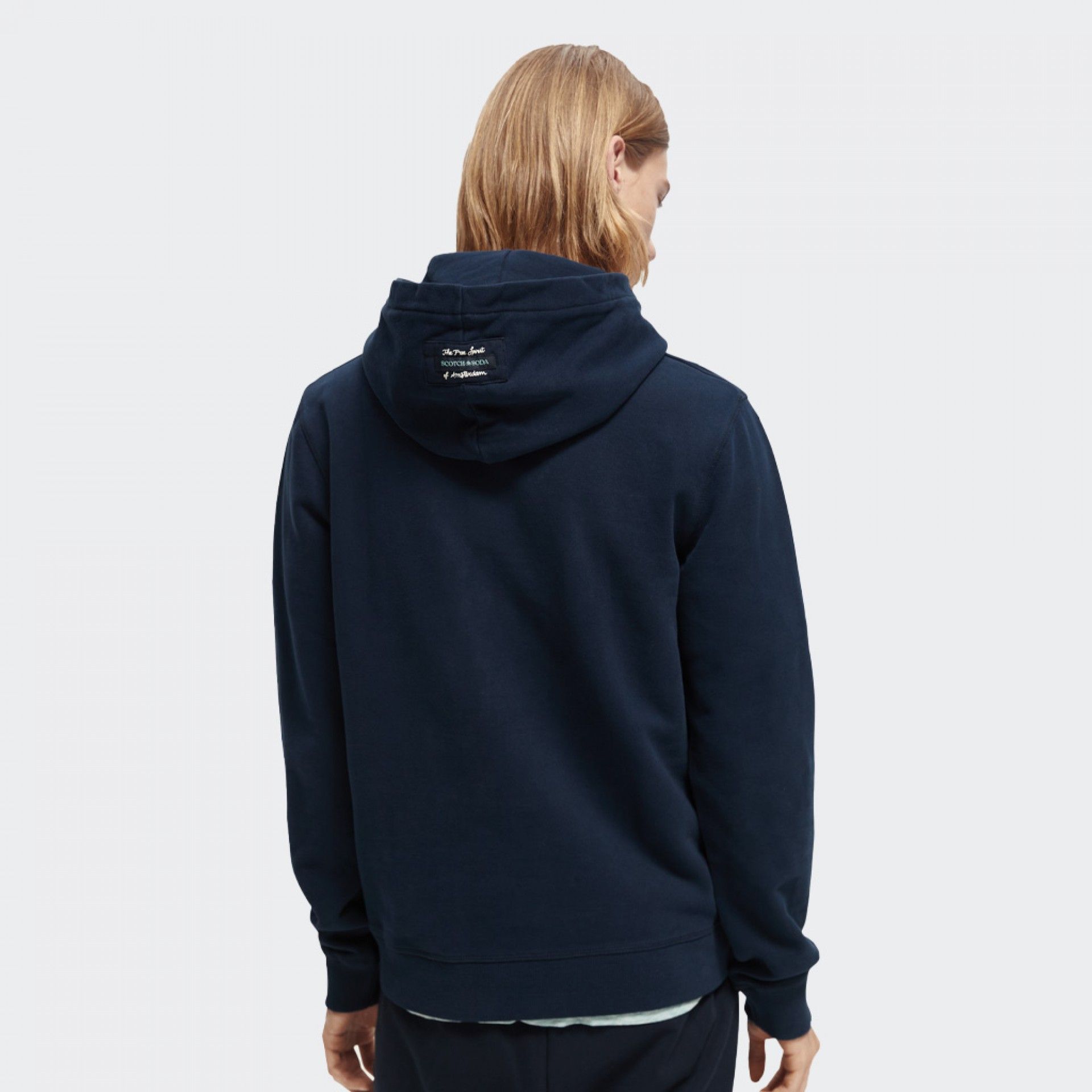 Sudadera polar con estampado gráfico de Scotch & Soda