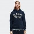 Sudadera polar con estampado gráfico de Scotch & Soda Sudadera polar con estampado gráfico de Scotch & Soda