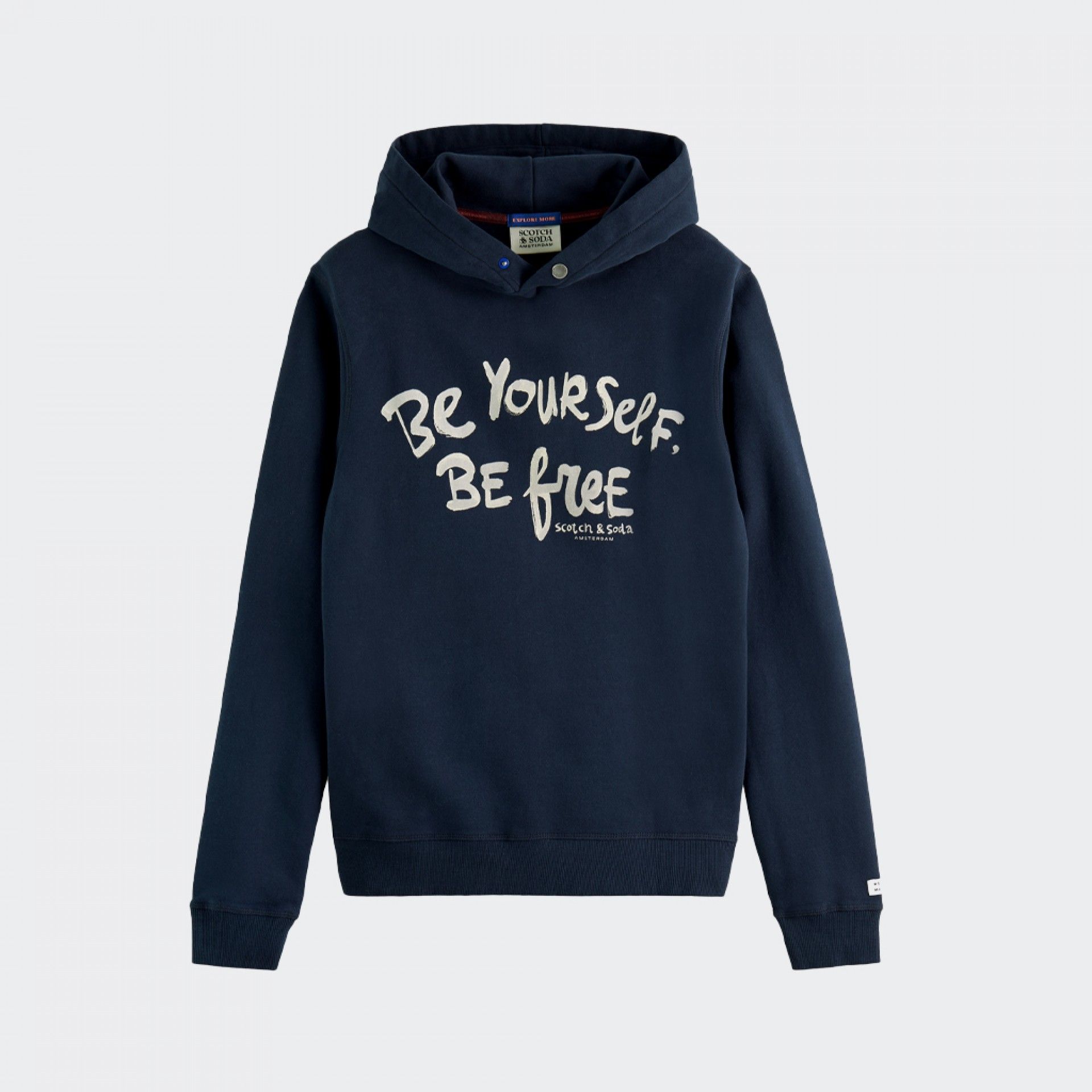Sudadera polar con estampado gráfico de Scotch & Soda