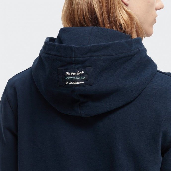 Sudadera polar con estampado gráfico de Scotch & Soda
