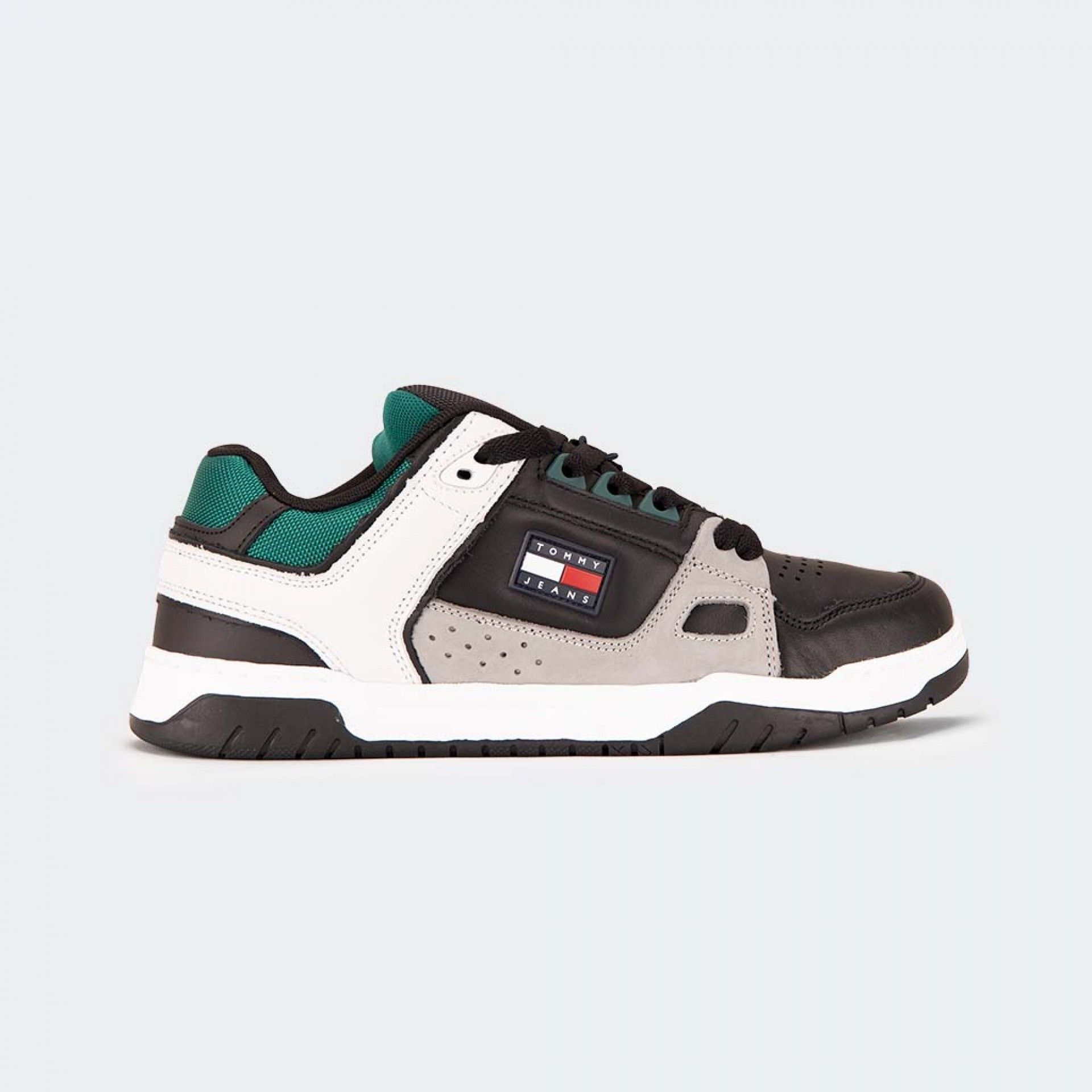 Hilfiger Leather Low Skate Sneakers