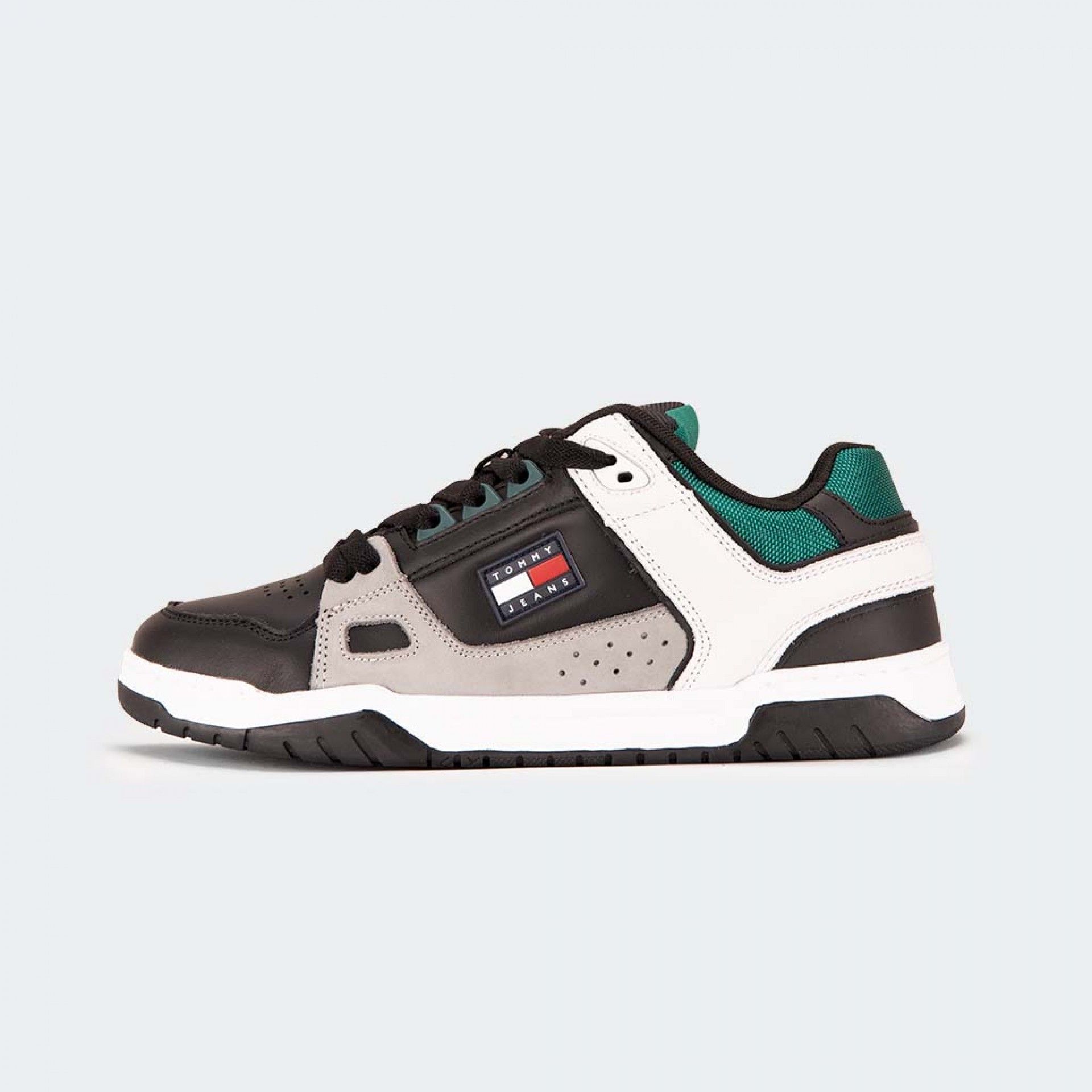 Hilfiger Leather Low Skate Sneakers