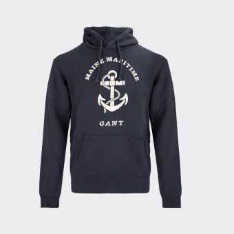 Sudadera GANT Maritime Marino