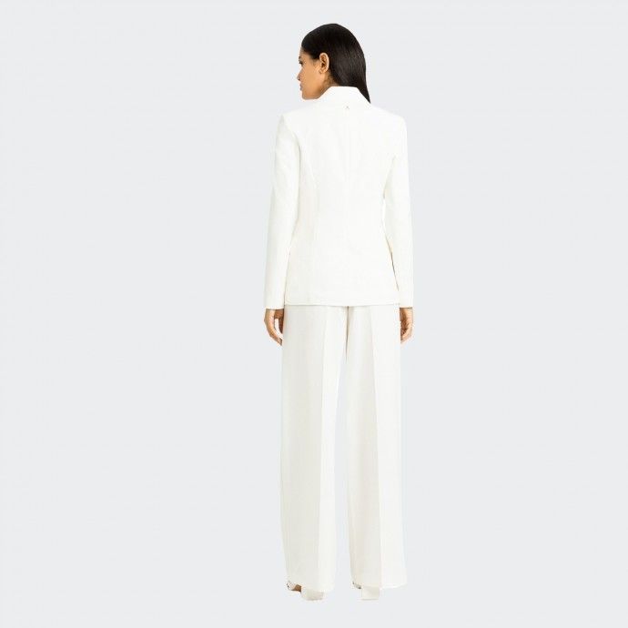 White Twinset Pants
