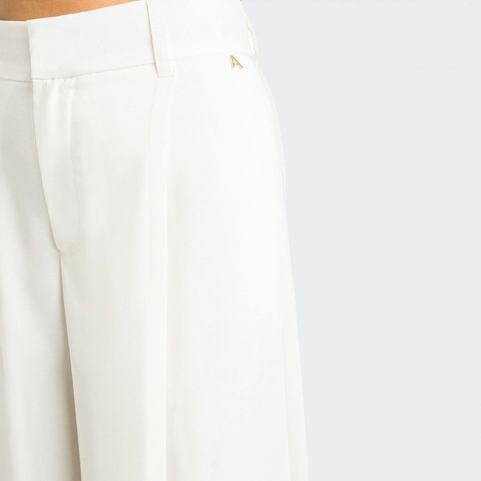 White Twinset Pants