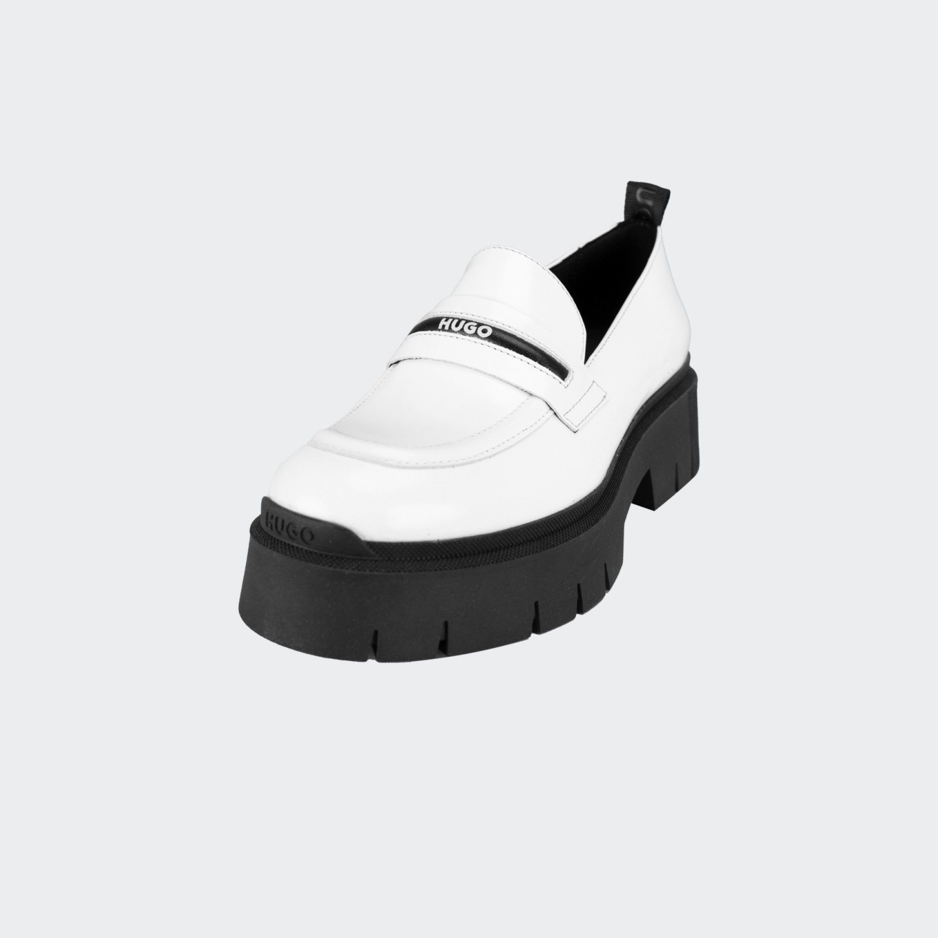 White Hugo Shoes