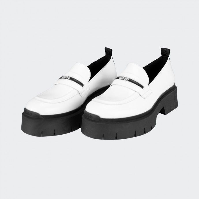 White Hugo Shoes