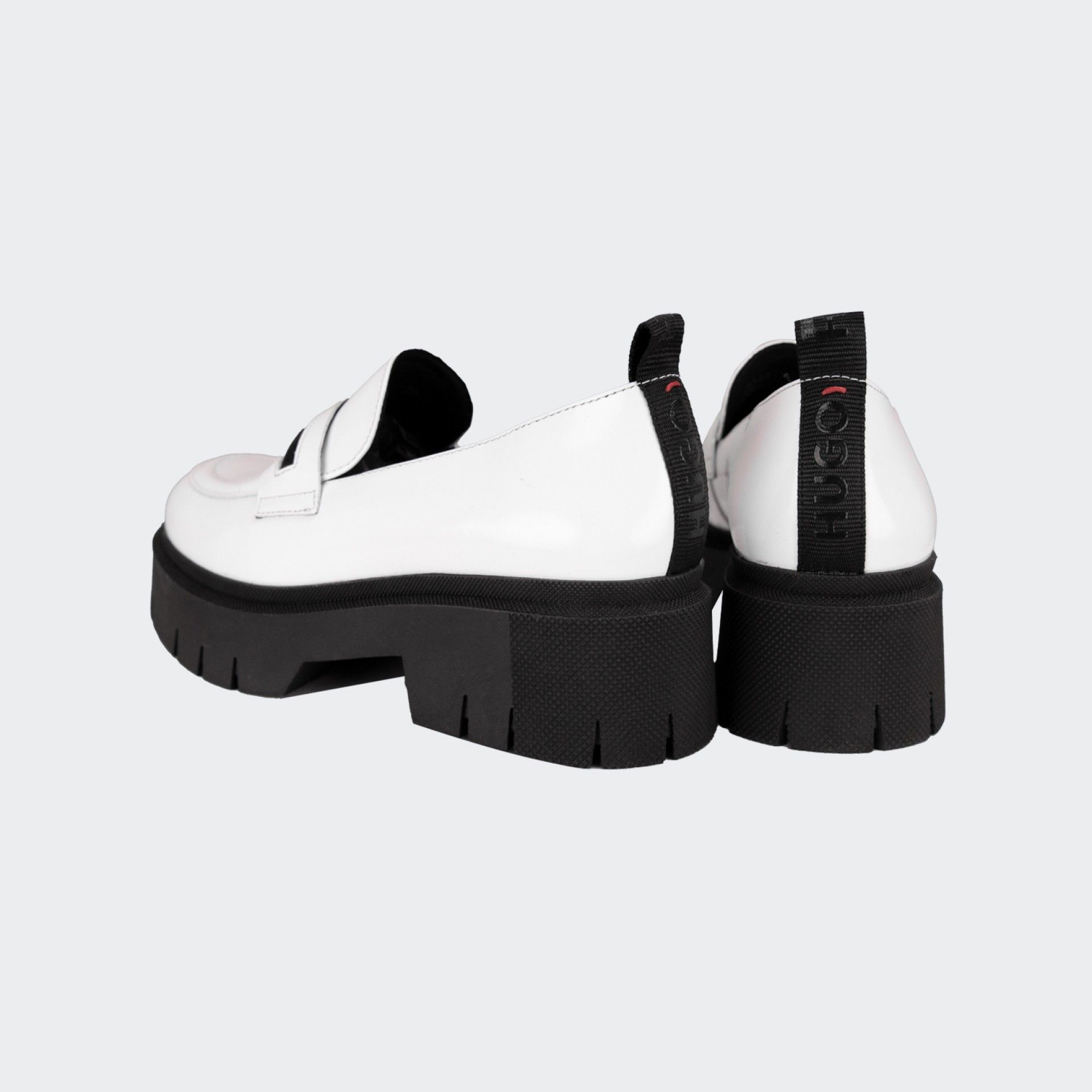 White Hugo Shoes