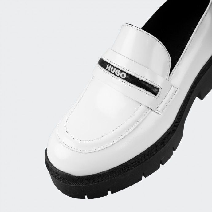 White Hugo Shoes