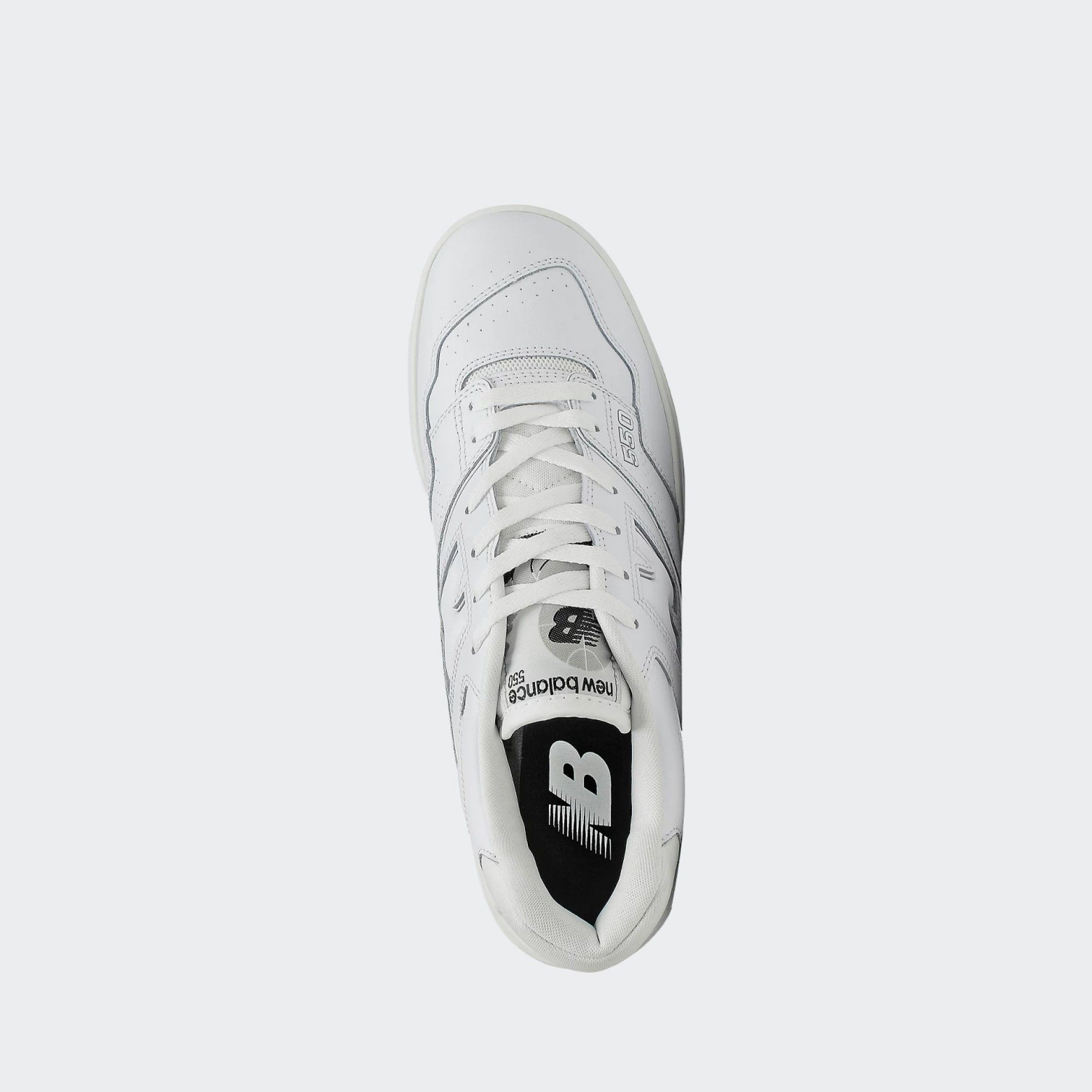 White New Balance 550 Sneakers