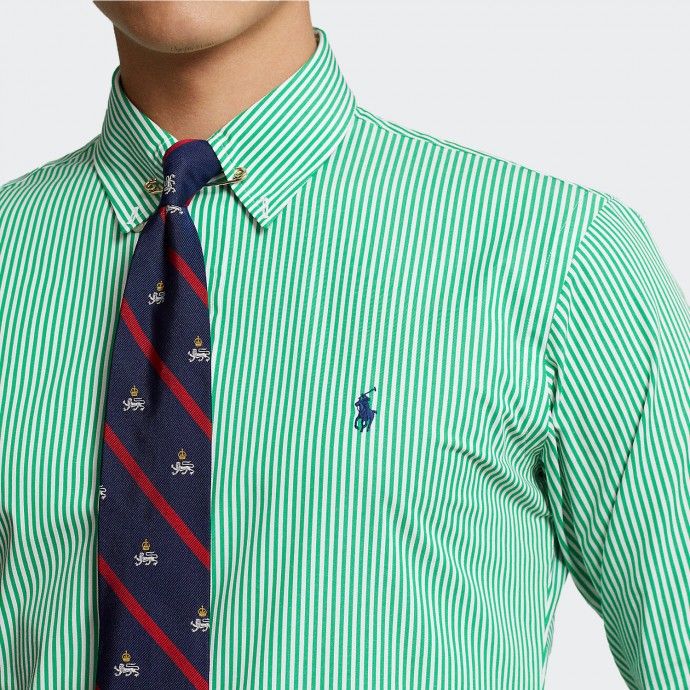 Chemise verte coupe slim Ralph Lauren