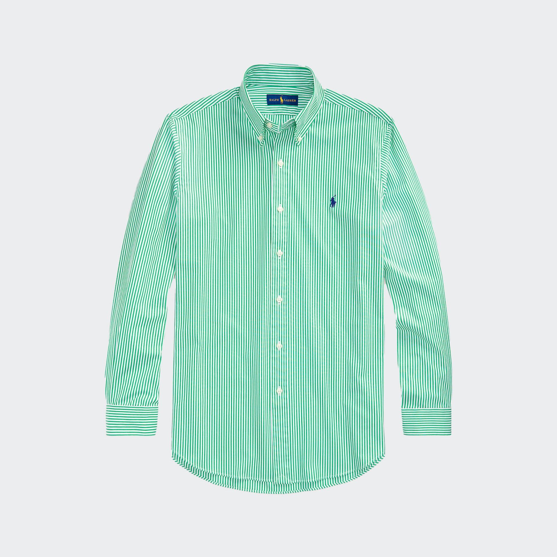 Chemise verte coupe slim Ralph Lauren