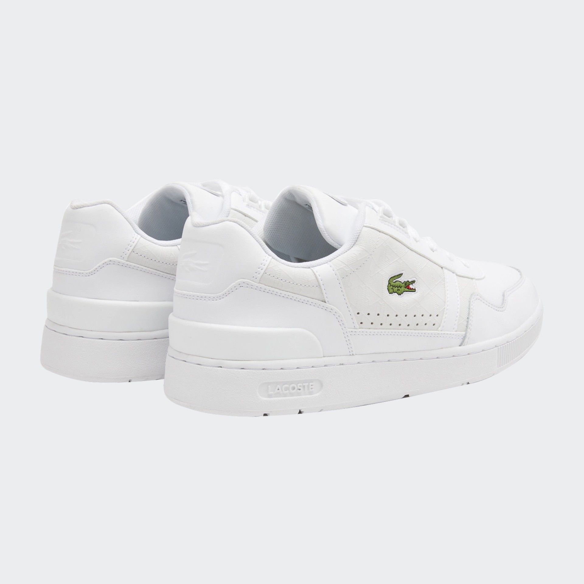 White Lacoste T-Clip Sneakers