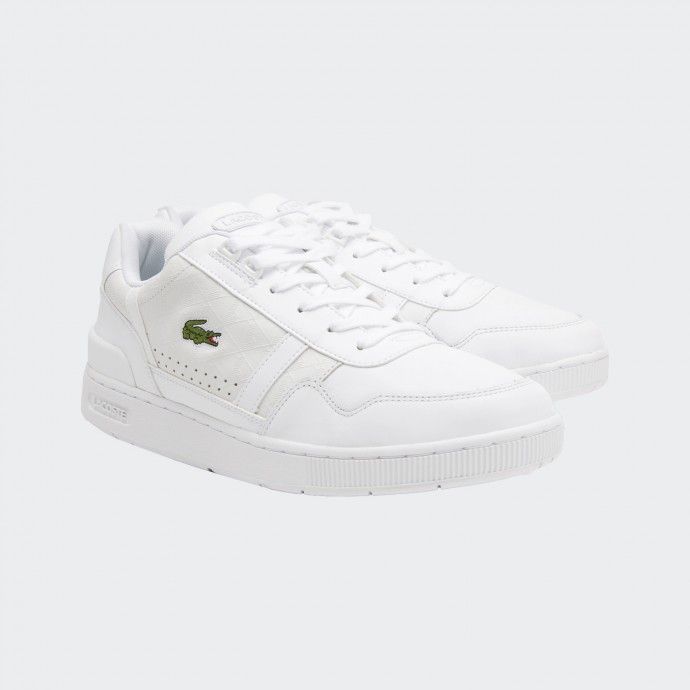 White Lacoste T-Clip Sneakers