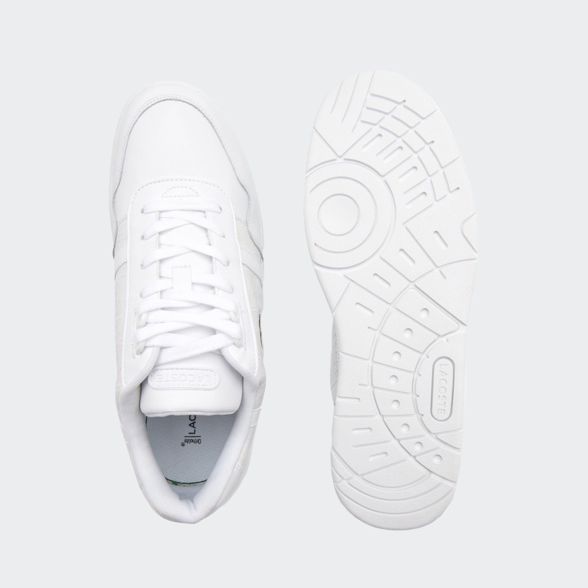 White Lacoste T-Clip Sneakers
